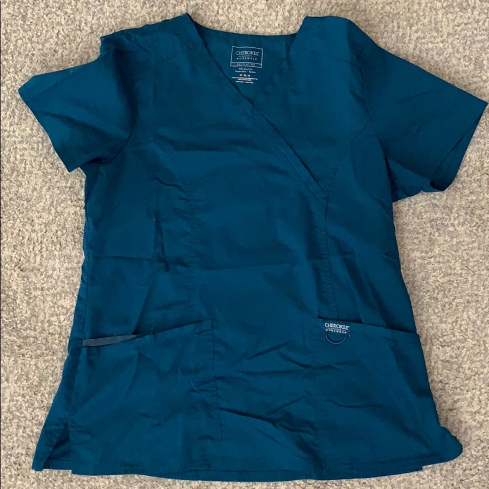 Teal scrub set